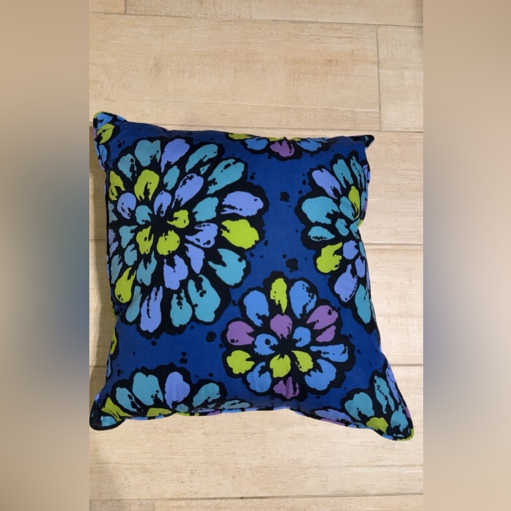 Vera Bradley Pillow - Indigo Pop